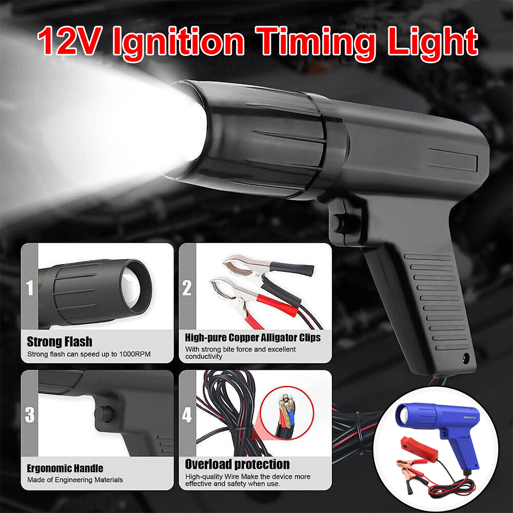 Timing Light Gun - 12V Auto Temporizzazione di Accensione Luce